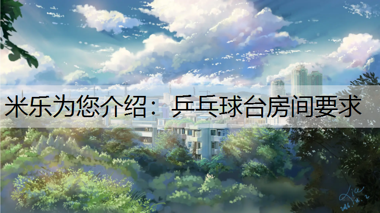 乒乓球台房间要求